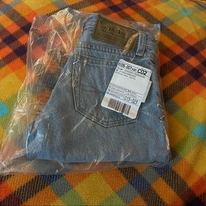 New polo by Ralph Lauren size 6 boys jean shorts